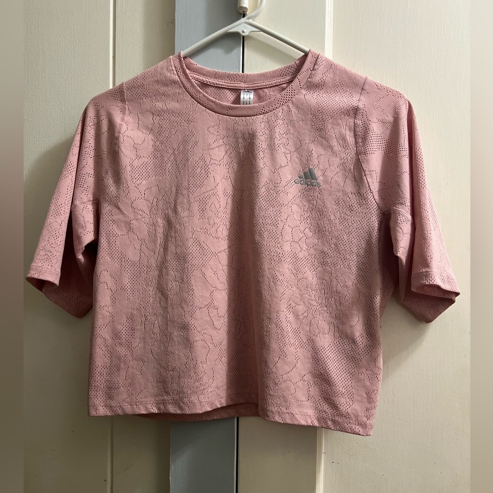 adidas Pink Cropped Top